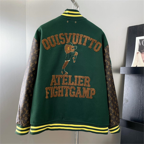 LOUIS VUITTON コピー ジャケット ATELIER FIGHTGAMP ウール 色落ちしない ルイヴィトン