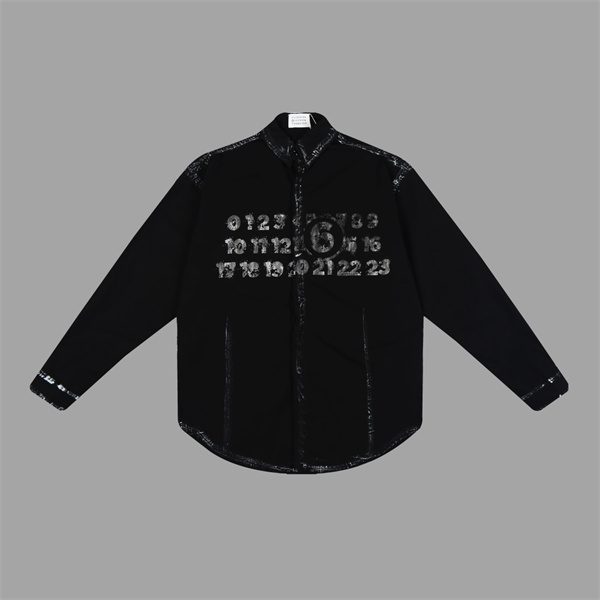 メゾン マルジェラ コピー シャツ 落書き ロゴ 定番  Maison Margiela プリント レトロ