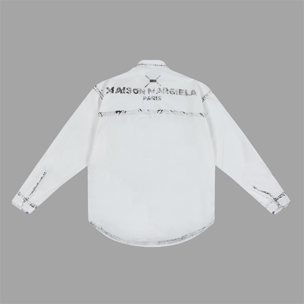 メゾン マルジェラ コピー シャツ 落書き ロゴ 定番  Maison Margiela プリント レトロ