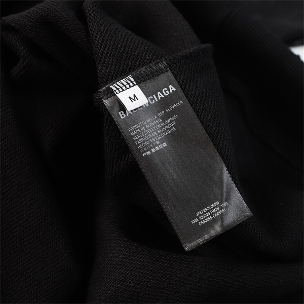 秋冬人気色コーデスタイルを演出 バレンシアガ コピー パーカー フード付き プリントロゴ BALENCIAGA