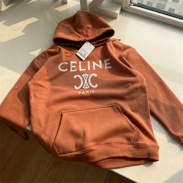 大人気の定番 CELINE スーパーコピー パーカー ロゴ プリント カジュアル 3色 セリーヌ