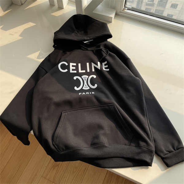 大人気の定番 CELINE スーパーコピー パーカー ロゴ プリント カジュアル 3色 セリーヌ