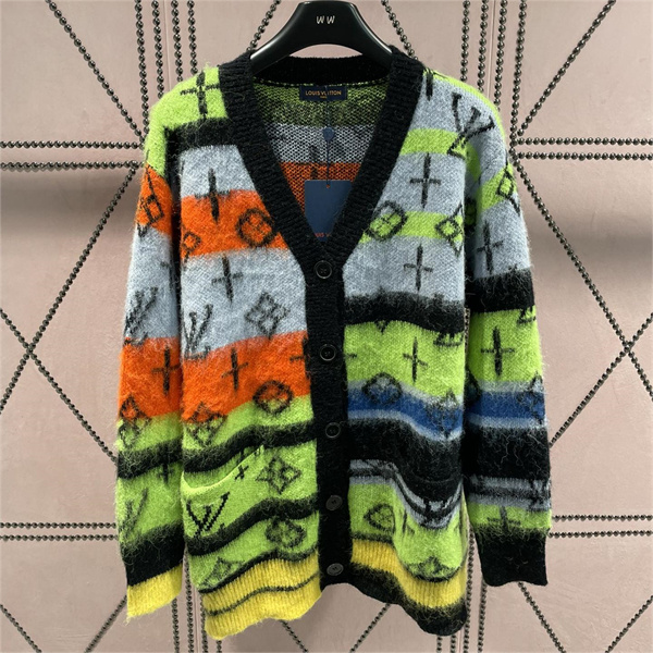 秋に欠けない一品 ルイヴィトン コピー カーディガン モヘア ルミナスカラー LOUIS VUITTON