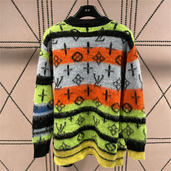 秋に欠けない一品 ルイヴィトン コピー カーディガン モヘア ルミナスカラー LOUIS VUITTON