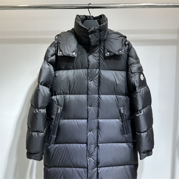 MONCLER コピー ダウンジャケット ロン丈 longue saison 取り外し可能 フード モンクレール 
