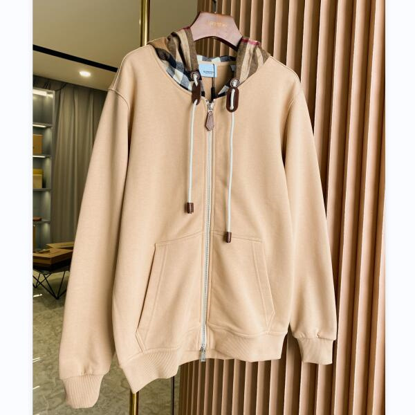 BURBERRY スーパーコピー ジャケット フードつい チェック柄 ミニマル バーバリー 