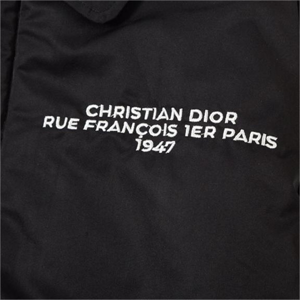 今季の注目 ディオール スーパーコピー 綿 ジャケット 刺繡 ロゴ コットン ユニセックス 高品質 DIOR