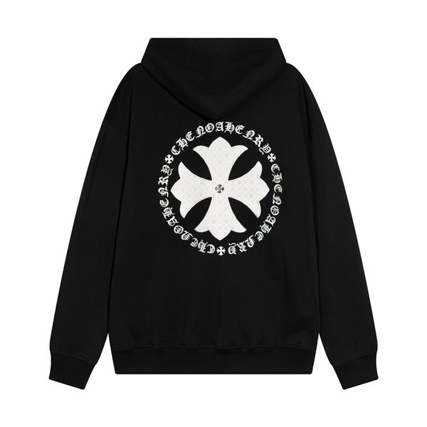存在感を放つ CHROME HEARTS スーパー コピー パーカー 刺繡 ロゴ オーバーサイズ 純綿 クロムハーツ