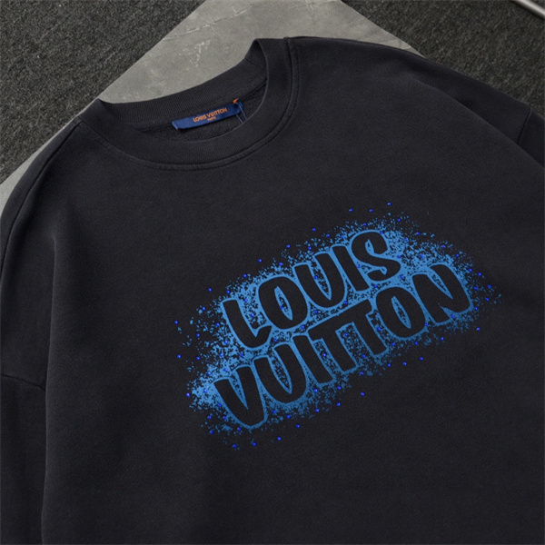 ルイヴィトン コピー トレーナー 水洗い加工 レトロ 2色 ロゴ プリント LOUIS VUITTON