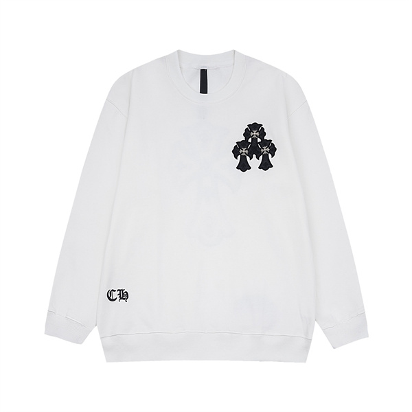 クロムハーツ コピー トレーナー レザー ロゴ クルーネック CHROME HEARTS