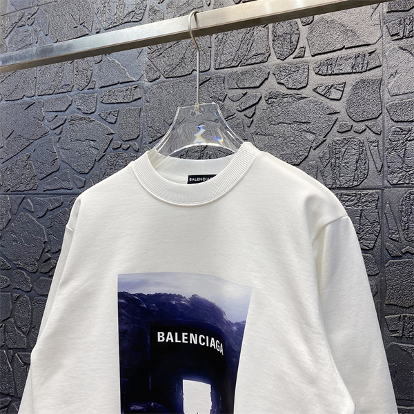 BALENCIAGA スーパーコピー トレーナー  ゆったり バレンシアガ モダンスタイル 純綿生地