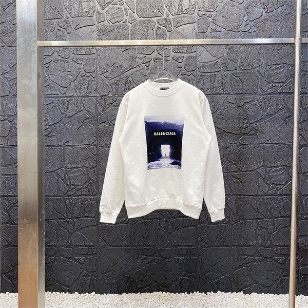 BALENCIAGA スーパーコピー トレーナー  ゆったり バレンシアガ モダンスタイル 純綿生地