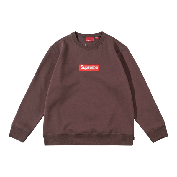 Supreme 偽物 トレーナー クルーネック 刺繡 シュプリーム 22FW Box Logo Crewneck 裏起毛 