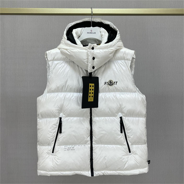 FRGMTｘモンクレール コピー ダウンベスト 藤原ヒロシｘMONCLER LIMONTA生地
