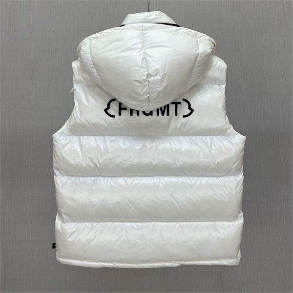 FRGMTｘモンクレール コピー ダウンベスト 藤原ヒロシｘMONCLER LIMONTA生地