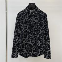 セリーヌ コピー シャツ モノグラム ロゴ ジャカード 100%綿 通気性ｘ柔軟性 CELINE