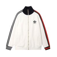 肌触りが魅力♪ GUCC1 偽物 ジャケット ジャカード GUCC1ｘAdidas 刺繡 ロゴ