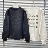 ファッション BALENCIAGA コピー トレーナー ロゴ プリント 水洗い処理 プリント ロゴ 男女兼用 バレンシアガ
