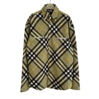 BURBERRYフリース スーパーコピー シャツ ウール チェック柄 ジャケット型 バーバリー