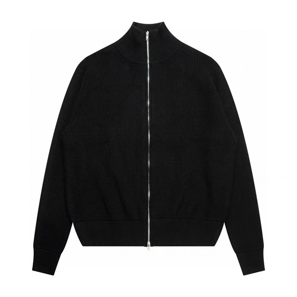 Maison Margiela コピー ジャケット ダブルファスナー ハイネック ニット メゾン マルジェラ