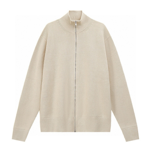 Maison Margiela コピー ジャケット ダブルファスナー ハイネック ニット メゾン マルジェラ