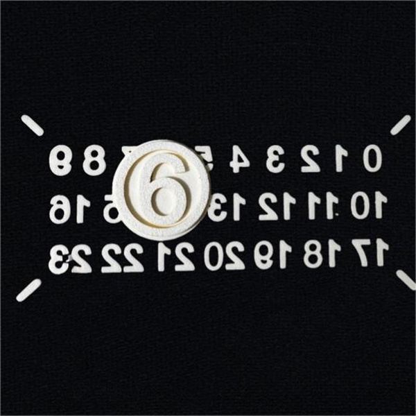 Maison Margiela 偽物 セーター 立体 ロゴ フロッキング加工 メゾン マルジェラ