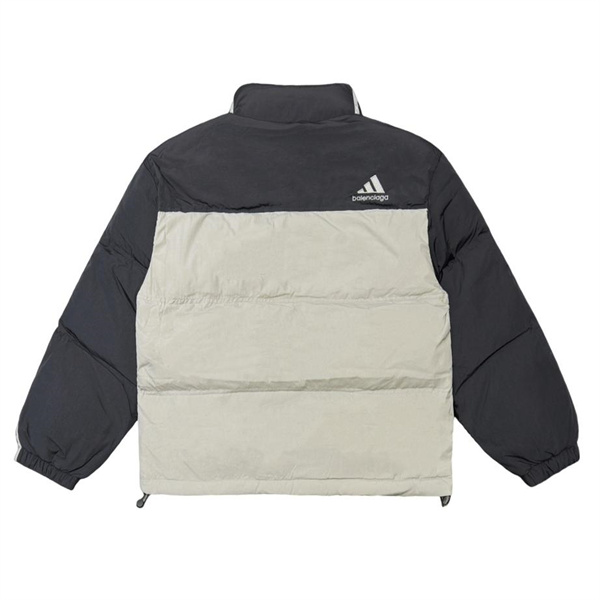 BALENCIAGA スーパーコピー ダウンジャケット Adidasｘバレンシアガ ロゴ プリント  
