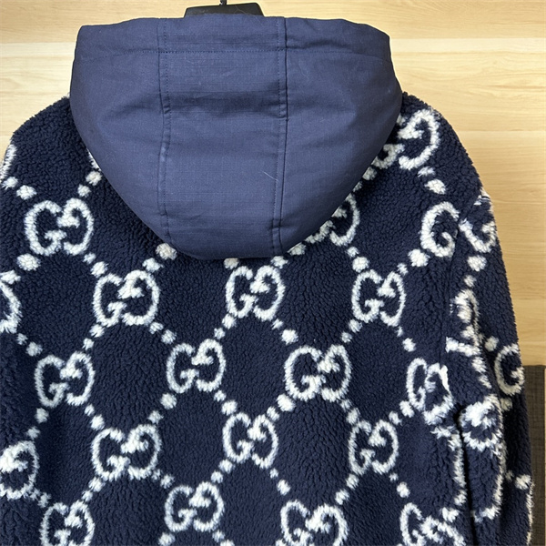 現代風のファッション GUCC1 スーパーコピー ジャケット ダブルG モノグラム パッチワーク ユニセックス