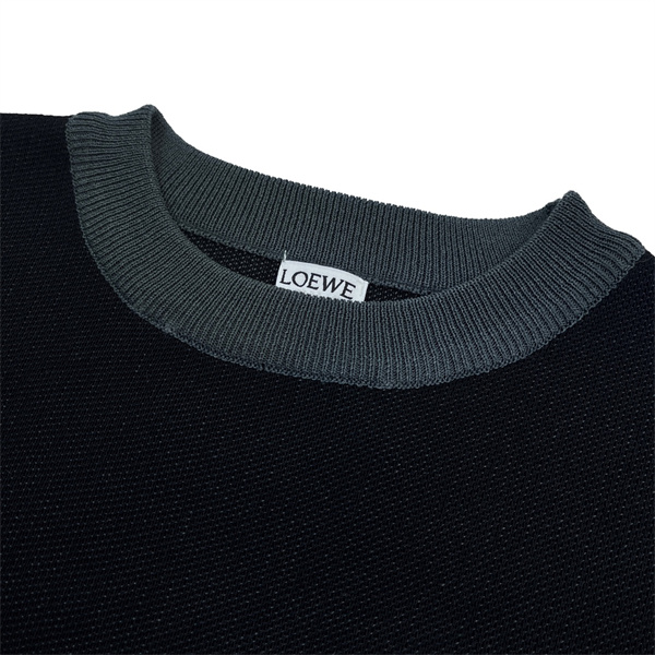 LOEWE コピー セーター Anagram アナグラム モノグラム ジャカード ニット ゆったり ロエベ