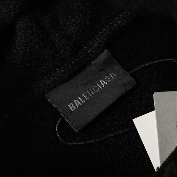 BALENCIAGA スーパーコピー パーカー ボア 生地 政治キャンペーン ロゴ ユニセックス バレンシアガ