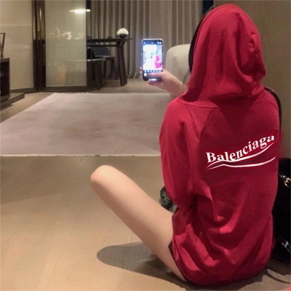 BALENCIAGA スーパーコピー パーカー 裏起毛 政治キャンペーン ロゴ バレンシアガ