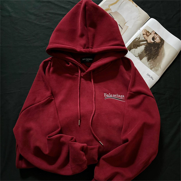 BALENCIAGA スーパーコピー パーカー 裏起毛 政治キャンペーン ロゴ バレンシアガ