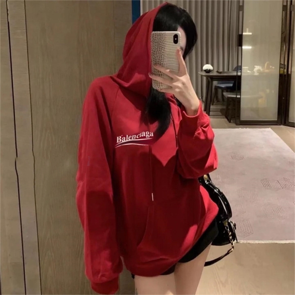 BALENCIAGA スーパーコピー パーカー 裏起毛 政治キャンペーン ロゴ バレンシアガ