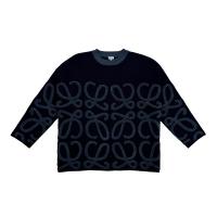 LOEWE コピー セーター Anagram アナグラム モノグラム ジャカード ニット ゆったり ロエベ