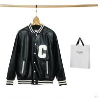 トレンド人気作 セリーヌ スーパー コピー ジャケット タオル ロゴ レザー CELINE