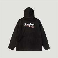 BALENCIAGA スーパーコピー パーカー ボア 生地 政治キャンペーン ロゴ ユニセックス バレンシアガ