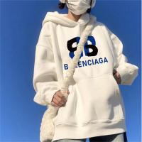 バレンシアガ コピー パーカー 絨毛 純綿生地 bbロゴ 3色展開 BALENCIAGA