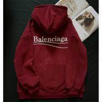 BALENCIAGA スーパーコピー パーカー 裏起毛 政治キャンペーン ロゴ バレンシアガ