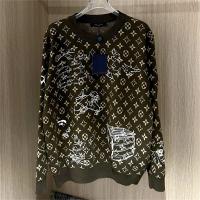 ルイヴィトン コピー セーター モノグラム 刺繡 Doodles ロゴ クルーネック LOUIS VUITTON