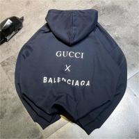 BALENCIAGA ｘ GUCCI スーパーコピー パーカー コラボ ロゴ プリント 綿 ユニセックス