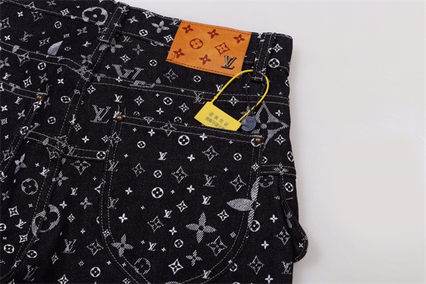 LOUIS VUITTON コピー ジーンズ モノグラム デニム モノグラム 星 柄 ルイヴィトン