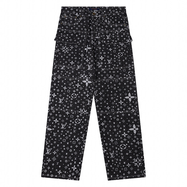 LOUIS VUITTON コピー ジーンズ モノグラム デニム モノグラム 星 柄 ルイヴィトン