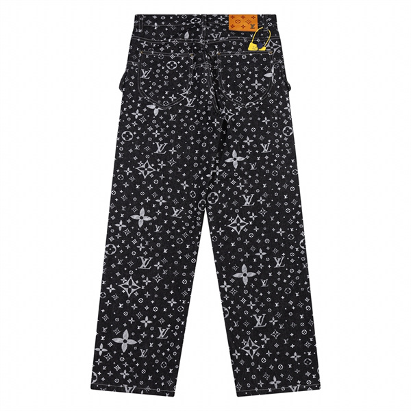 LOUIS VUITTON コピー ジーンズ モノグラム デニム モノグラム 星 柄 ルイヴィトン