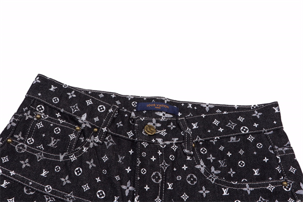 LOUIS VUITTON コピー ジーンズ モノグラム デニム モノグラム 星 柄 ルイヴィトン