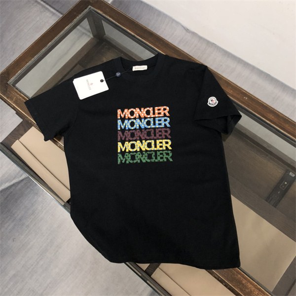 モンクレール 偽物 Ｔシャツ ロゴ プリント カラフル 2色 MONCLER 