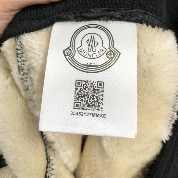 MONCLER スーパーコピー スウェットパンツ ラムウール 裏起毛 ユニセックス ワッペン モンクレール