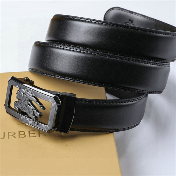 BURBERRY バーバリー コピー ベルト クラシカルバックルゴムベルト ロゴ 透かし彫り