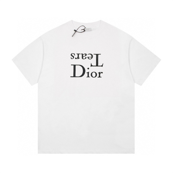 王道 DIOR コピー Ｔシャツ ロゴ 立体 プリント カジュアル ディオール