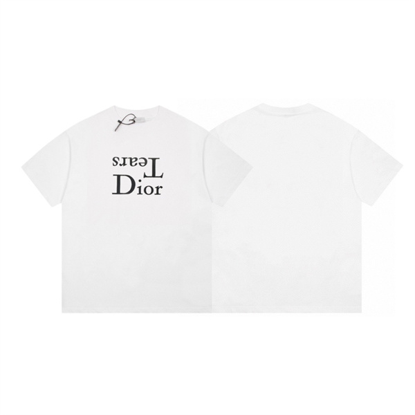 王道 DIOR コピー Ｔシャツ ロゴ 立体 プリント カジュアル ディオール