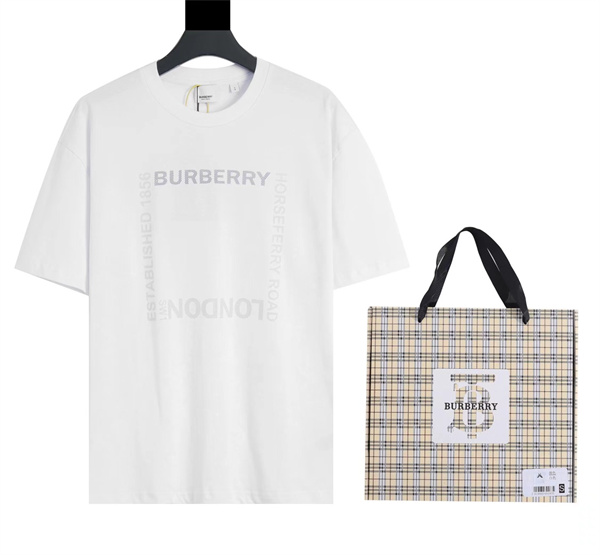 抜け感 バーバリー コピー Ｔシャツ ロゴ 定番 オーバーサイズ メンズ BURBERRY